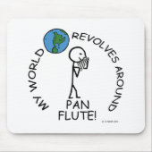 Pan Flute - de Wereld revolt rond Muismat (Voorkant)