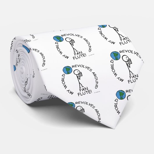 Pan Flute - de Wereld revolt rond Stropdas (Opgerold)