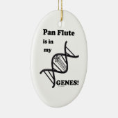 Pan Flute in mijn genen Keramisch Ornament (Rechts)