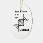 Pan Flute in mijn genen Keramisch Ornament (Links)