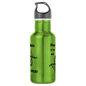 Pan Flute in mijn genen Waterfles (Achterkant)