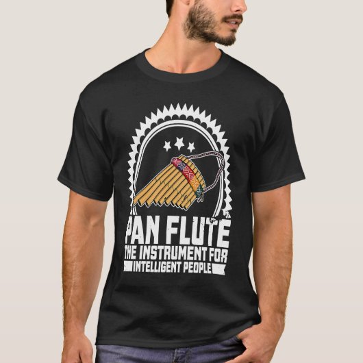 Pan Flute Musical Instrument 12 T-shirt (Voorkant)