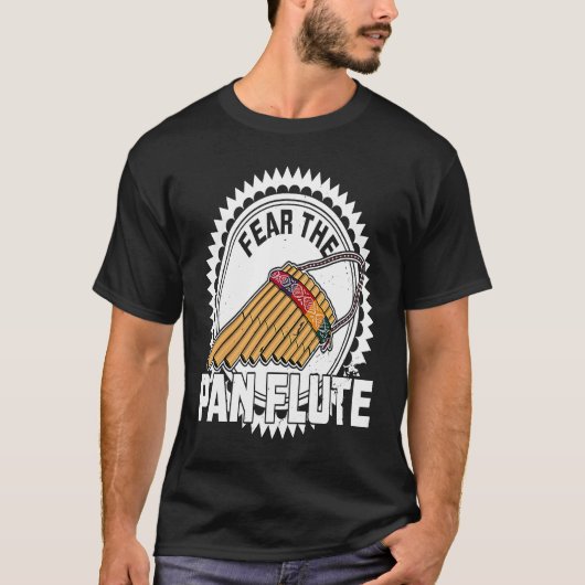 Pan Flute Musical Instrument 5 T-shirt (Voorkant)