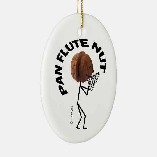 Pan Flute Nut Keramisch Ornament (Rechts)