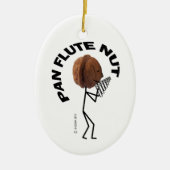 Pan Flute Nut Keramisch Ornament (Voorkant)