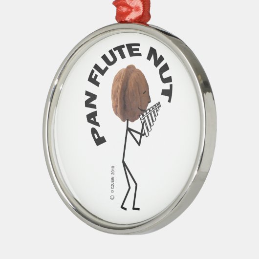 Pan Flute Nut Metalen Ornament (Links)