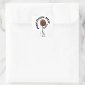 Pan Flute Nut Vierkante Sticker (Tas)