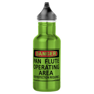Pan Flute-operatiegebied Waterfles