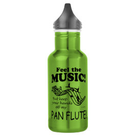 Pan Flute voelt de muziek Waterfles