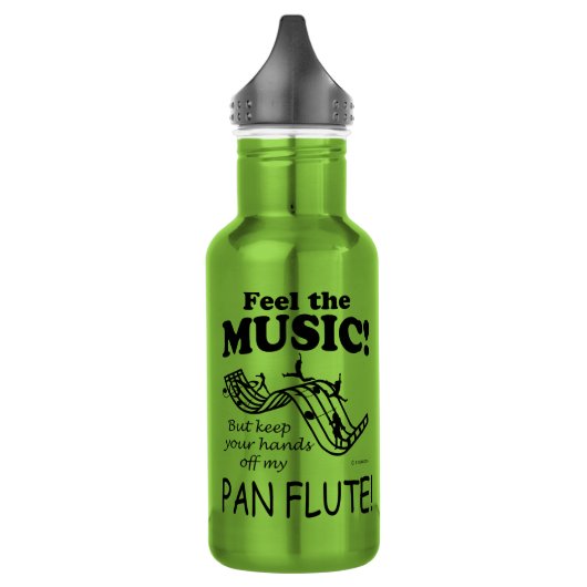 Pan Flute voelt de muziek Waterfles (Links)