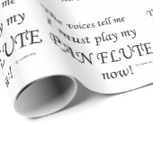 Pan Flute Voices zegt dat je moet spelen Cadeaupapier (Rol Hoek)