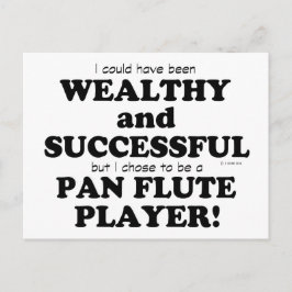 Pan Flute Wealthy & Succesvol Briefkaart