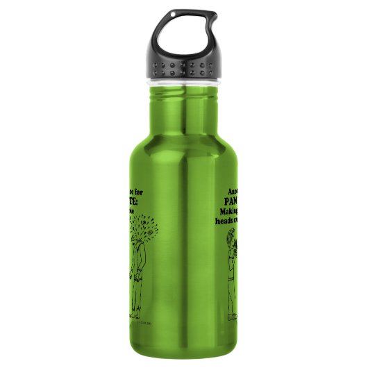 Pan Flute Zombie Explode Waterfles (Voorkant)