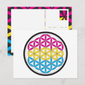 pan heilige geometrie briefkaart (Voorkant / Achterkant)