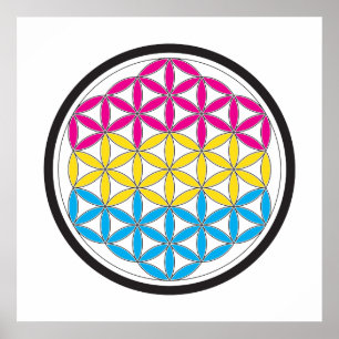 pan heilige geometrie poster