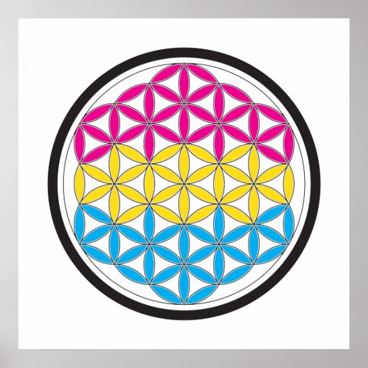 pan heilige geometrie poster (Voorkant)