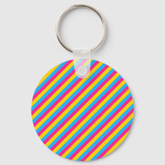 Pan-kleurenstreepjes | Pansexual Pride Sleutelhanger