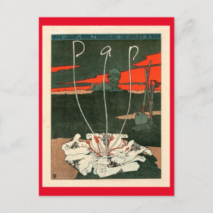 Pan magazine door Joseph Sattler  Style Briefkaart