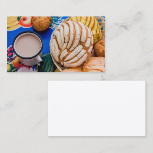 Pan mexicano visitekaartje (Voorkant / Achterkant)