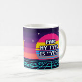 Pan: Mijn Type Is Ja Pride Pixel Mok (Voorkant rechts)