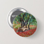 PAN-, OLIJFOLIE- EN POPPERVELS RONDE BUTTON 5,7 CM (Voorkant /achterkant)