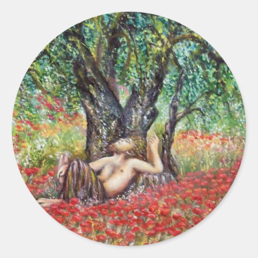 PAN-, OLIJFOLIE- EN POPPERVELS RONDE STICKER (Voorkant)