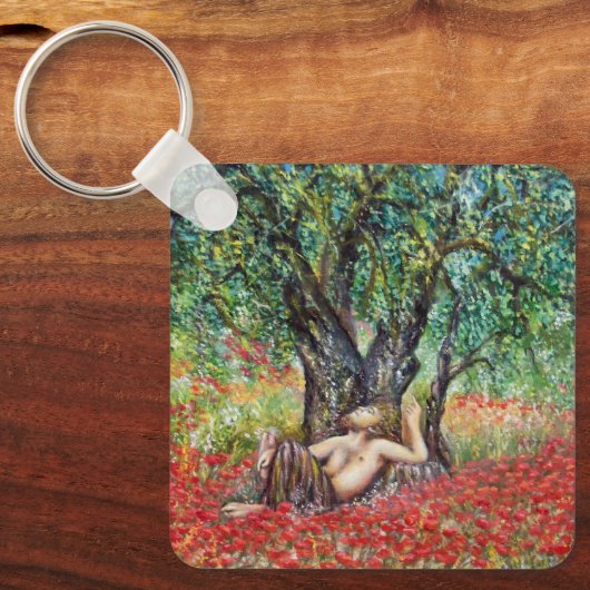 PAN-, OLIJFOLIE- EN POPPERVELS SLEUTELHANGER (Voorkant)