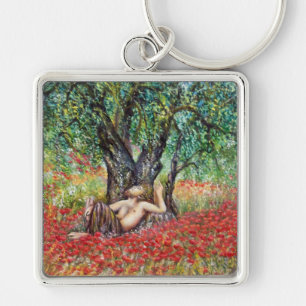 PAN-, OLIJFOLIE- EN POPPERVELS SLEUTELHANGER