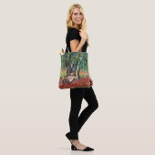PAN-, OLIJFOLIE- EN POPPERVELS TOTE BAG (Op model)