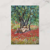 PAN-, OLIJFOLIE- EN POPPERVELS VISITEKAARTJE (Achterkant)