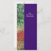 PAN-, OLIJFOLIE- EN POPPIEGELS, blauw Kaart (Achterkant)