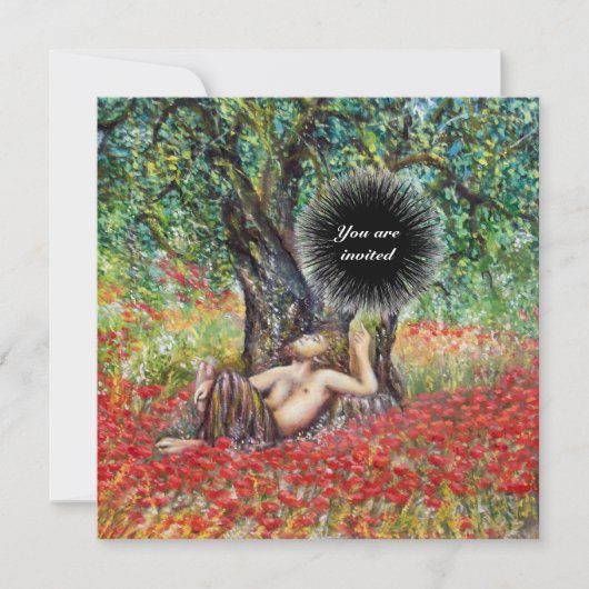 PAN-, OLIJFOLIE- EN POPPIEGELS, zwart Kaart (Voorkant)