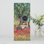 PAN-, OLIJFOLIE- EN POPPIEGELS, zwart Kaart (Staand voorkant)