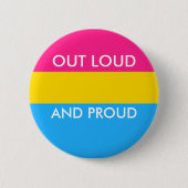 Pan OUT LOUD EN PROUD Button (Voorkant)