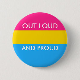 Pan OUT LOUD EN PROUD Button