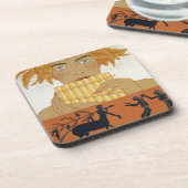 Pan Piper, afbeelding van 'Les Mythes' door Paul Bier Onderzetter (Linkerzijde)