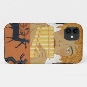 Pan Piper, afbeelding van 'Les Mythes' door Paul Case-Mate iPhone Case (Achterkant (horizontaal))