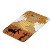 Pan Piper, afbeelding van 'Les Mythes' door Paul Magneet (Linkerzijde)