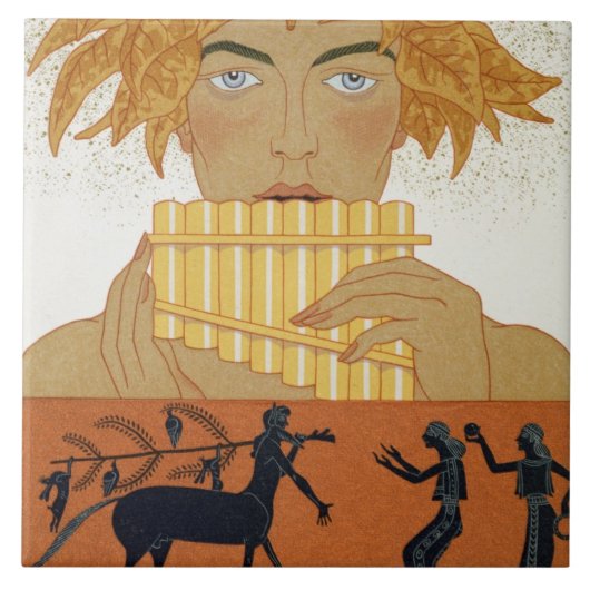 Pan Piper, afbeelding van 'Les Mythes' door Paul Tegeltje (Voorkant)