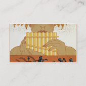 Pan Piper, afbeelding van 'Les Mythes' door Paul Visitekaartje (Achterkant)