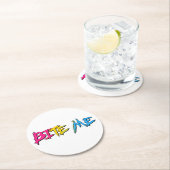 Pan Pride Bite Me Ronde Kartonnen Onderzetter (Insitu)