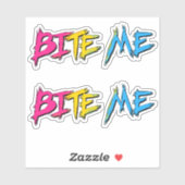 Pan Pride Bite Me Sticker (Vel)