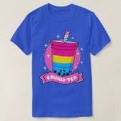 Pan Pride Bubble Tea Pansexual 1463 T-shirt (Design voorkant)