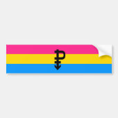 Pan Pride Bumpersticker (Voorkant)