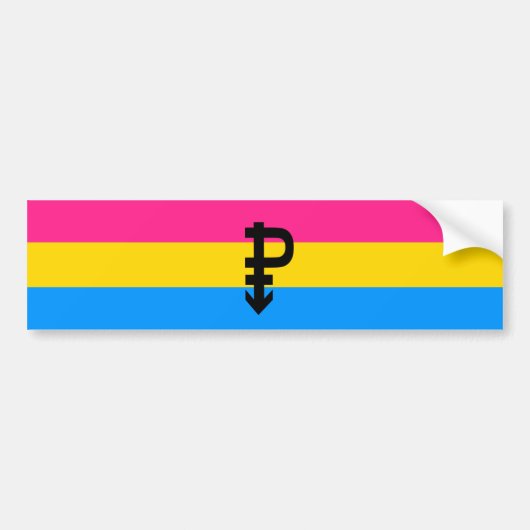 Pan Pride Bumpersticker (Voorkant)