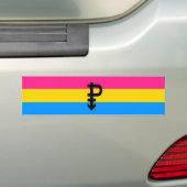 Pan Pride-bumpersticker Bumpersticker (Op auto)