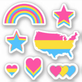 Pan Pride Design I Sticker