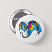 Pan Pride Dragon Ronde Button 5,7 Cm (Voorkant /achterkant)
