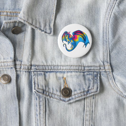 Pan Pride Dragon Ronde Button 5,7 Cm (In situ)