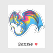 Pan Pride Dragon Sticker (Vel)